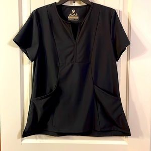 Adar - L - Black - Scrub Top